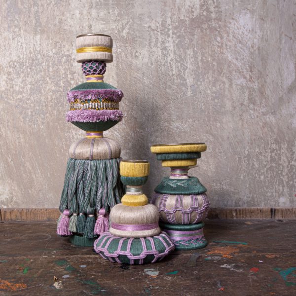 Handcrafted Candelabra Set